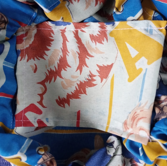 Custom Reworked Vintage 1986 ALF Shorts V.2 Blue Bleach Dip - Picture 7 of 7